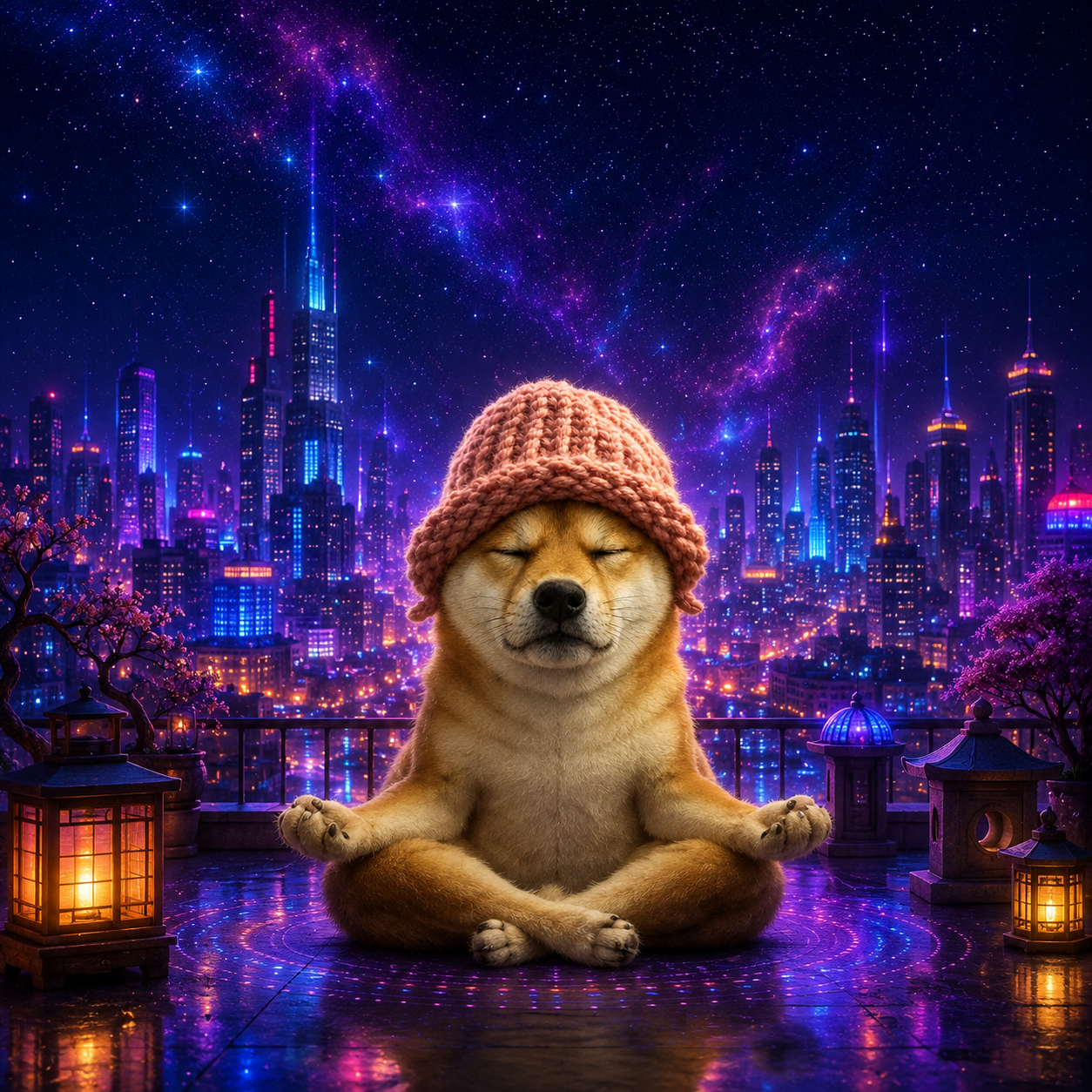 Zen Wif Hat on rooftop